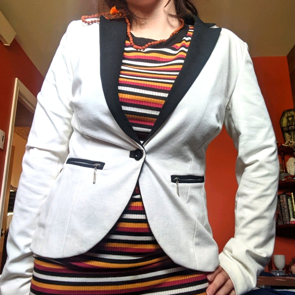 Black & White Vest